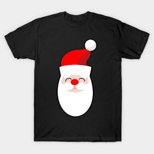 Smiling Santa Face T-Shirt